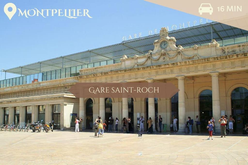 041 - Studio Le Chateau D'O, Appart 4Pers, Parking, Proche Faculte De Medecine Montpellier Extérieur photo